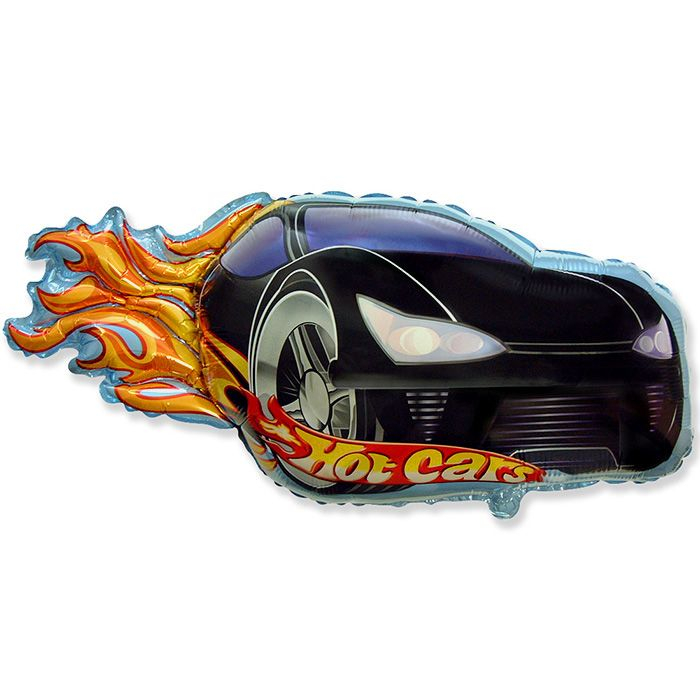 Шар Мини-фигура Гоночная тачка, Черная / Hot Car red (в упаковке)