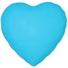 Шар Сердце, Синий, Неон / Blue