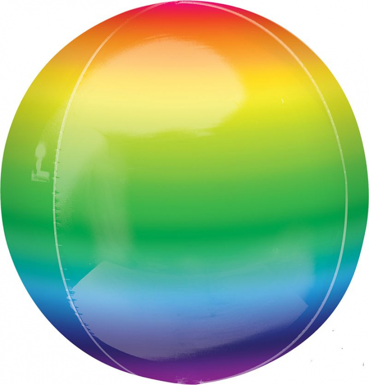 Шар Сфера 3D Радуга / Rainbow (в упаковке)