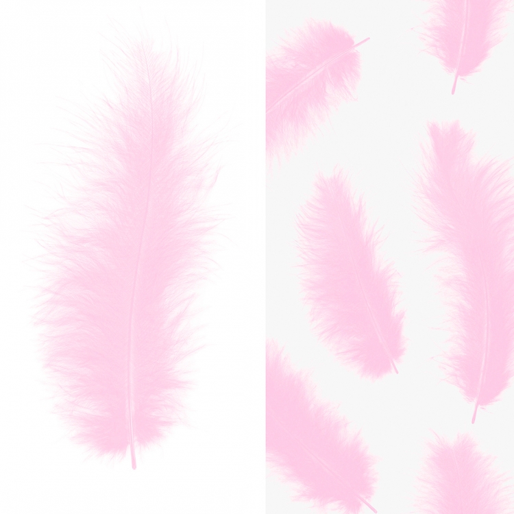 Перья Холодный сиреневый