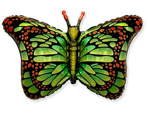 Шар Фигура, Бабочка крылья Зеленые (в упаковке)