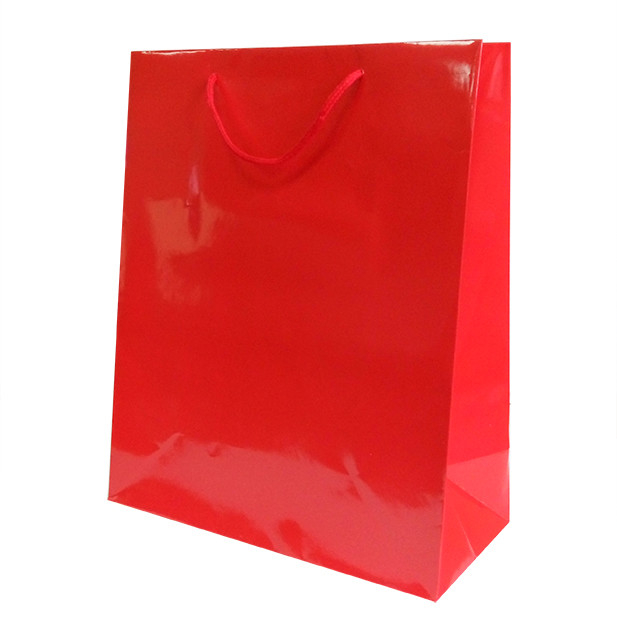 Пакет подарочный "Однотонный" Красный