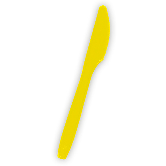 Ножи пластиковые "Делюкс" Желтые